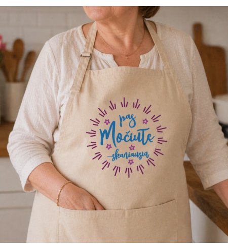 Prijuostė "Pas močiutę skaniausia"