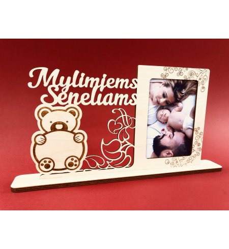 Rėmelis su meškiuku