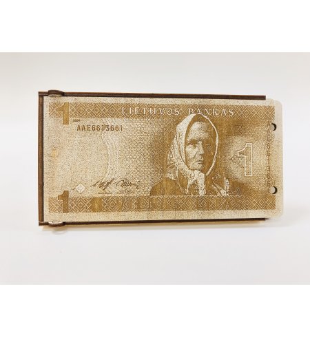 Medinis dovanų vokelis - 1 litas