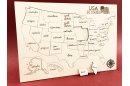 Dėlionė - Žemėlapis (JAV)