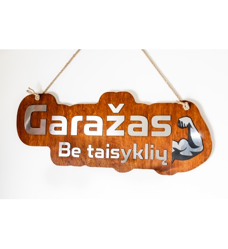 Lentelė "Garažas be taisyklių"