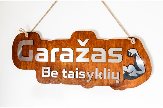 Lentelė "Garažas be taisyklių"
