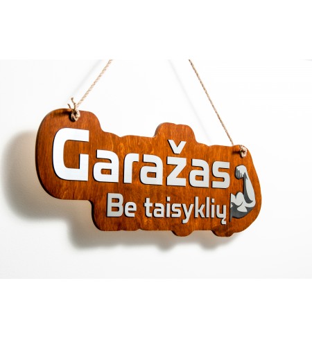 Lentelė "Garažas be taisyklių"