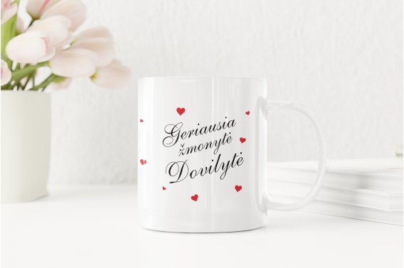 Puodelis "Geriausia žmonytė"